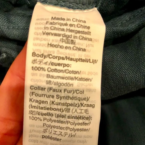 Madewell Sherpa Blue Jumpsuit with Collar Detail - Picture 11 of 11